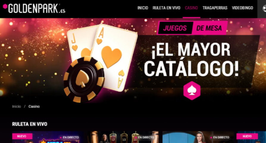 GoldenPark Casino 2026: rese&ntilde;a completa y valoraci&oacute;n actualizada por expertos